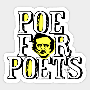 POE FOR POETS Sticker